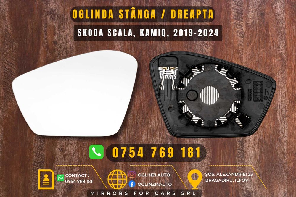 Oglinda/oglinzi Skoda Scala, octavia IV Kamiq, 2019-2024