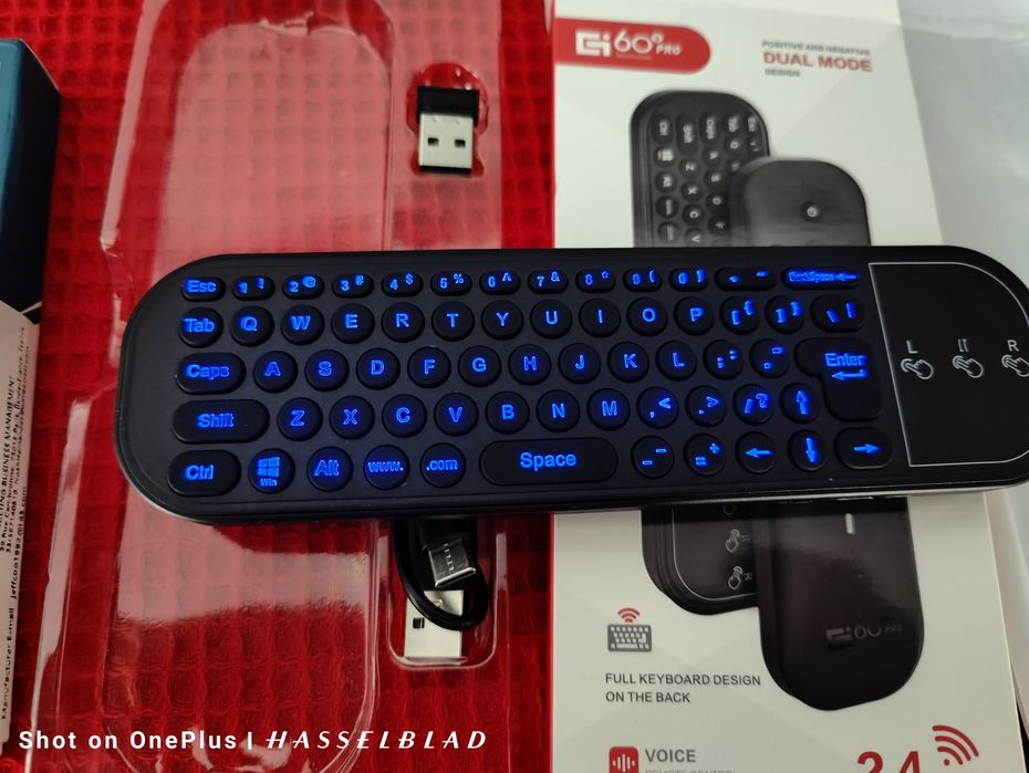 Универсално дистанционно въздушна мишка(air mause)voicecontrol Bluetoo