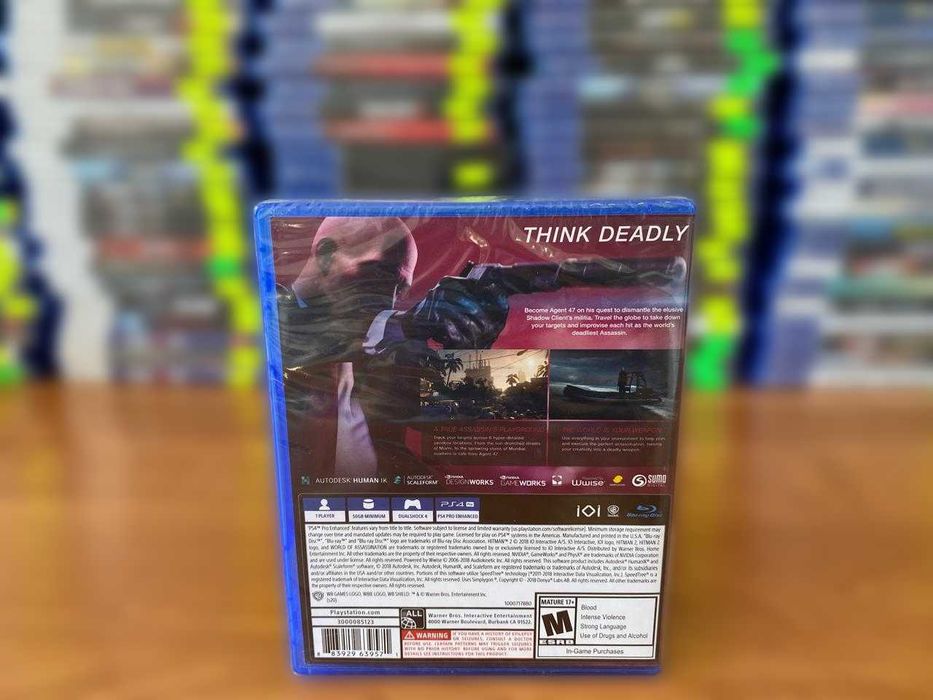 Новый HITMAN 2 PS4/PS5 ХИТМАН 2 Пс4 Большой Выбор Игр