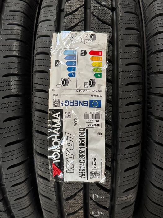 Vând 4 anvelope 195R14c Yokohama de iarnă noi