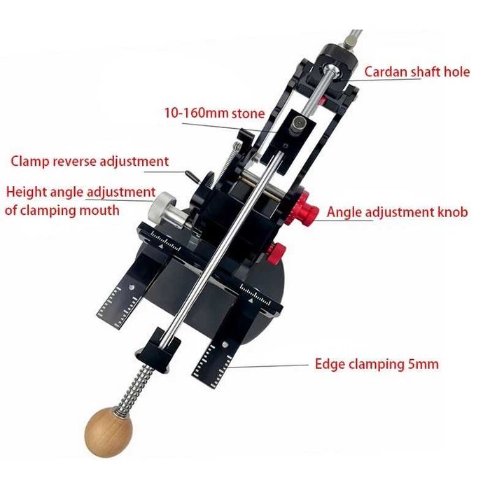 Професионално точило с фиксиран ъгъл за ножове до 28 см, 20204980