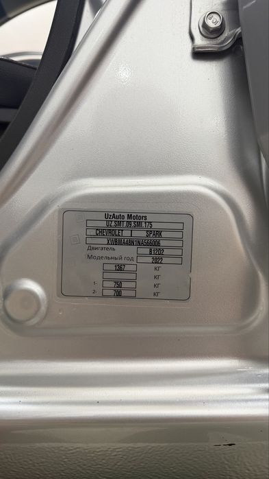 Chevrolet Spark 4-pozitsa