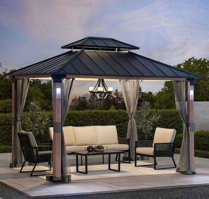 Беседка mеталлический  навес ворота двери ограждений