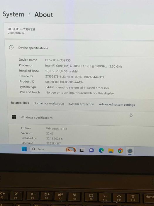 Lenovo x1 carbon i7-10510U/16RAM/512SSD/UHD Graphics/4K Дисплей