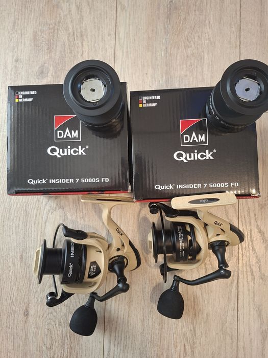 De vanzare 2 mulinete Dam Quick Insider 7 5000S