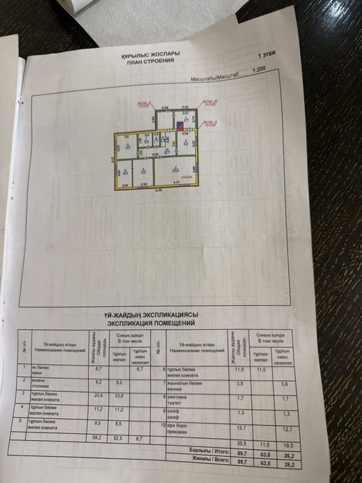Продам частный дом общей площадью 89,7 в том числе жилая 63 кв.м