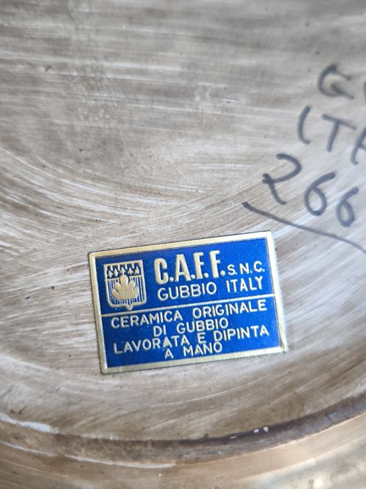 Чиния италианска майолика Gubbio