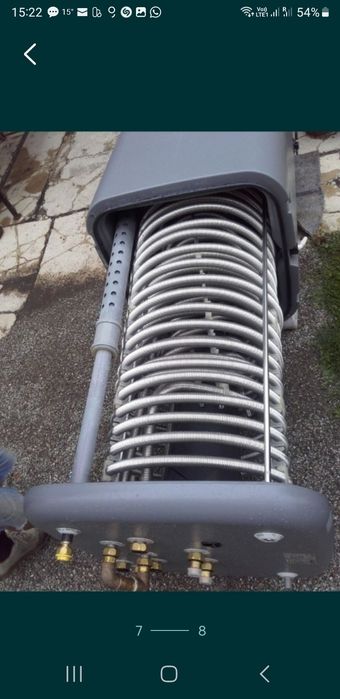 Boiler inox Rotex Sanicube ,instant apa calda menajera cu serpentine ...
