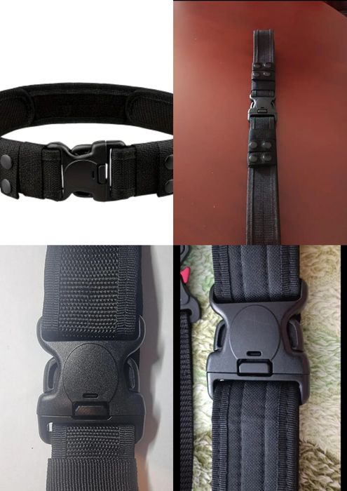 Centură tactică nailon, XL, negru