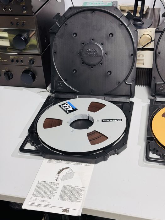 Rola/bandă Magnetofon NAB 1/2” de la 3M,AMPEX-bandă nouă, 8 piste