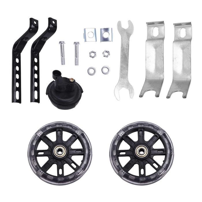 KAKOWELY Комплект помощни колела за детски велосипеди  и звънец