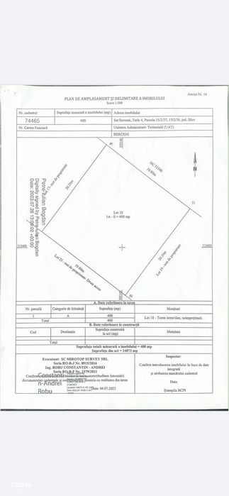 Teren intravilan construibil