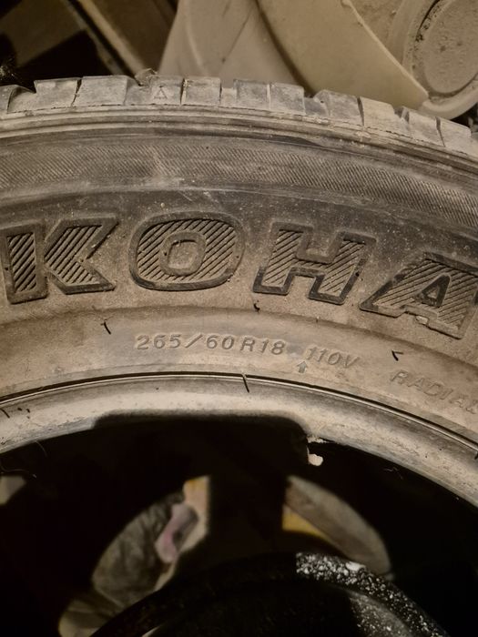 Продаю шины размером 265 60 r18