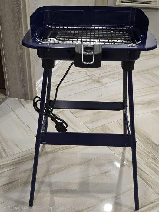 Електрическо барбекю със стойка | Скара за двор/тераса