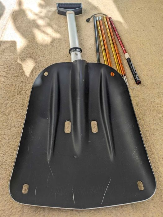 Kit avalansa, sonda Arva+lopata Mammut