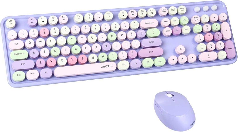 Комплект от компютърна клавиатура и мишка- безжични