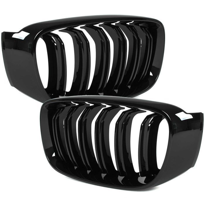 Grile duble BMW Seria 3 GT F34, 2012-2018 - Negru Lucios