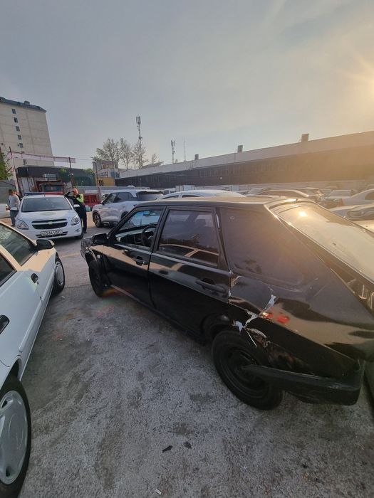 Ваз 2109 черная после ДТП