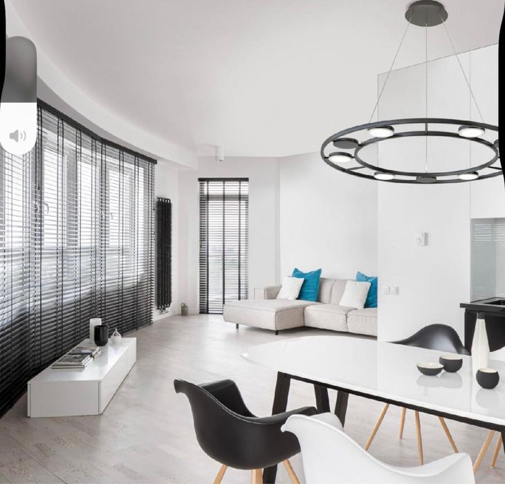 Lustra moderna rotunda neagra Fad  brand Maytoni