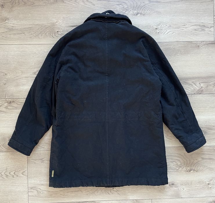 Geaca ARMANI JEANS Vintage Negru Lunga Barbati | Marime M-L