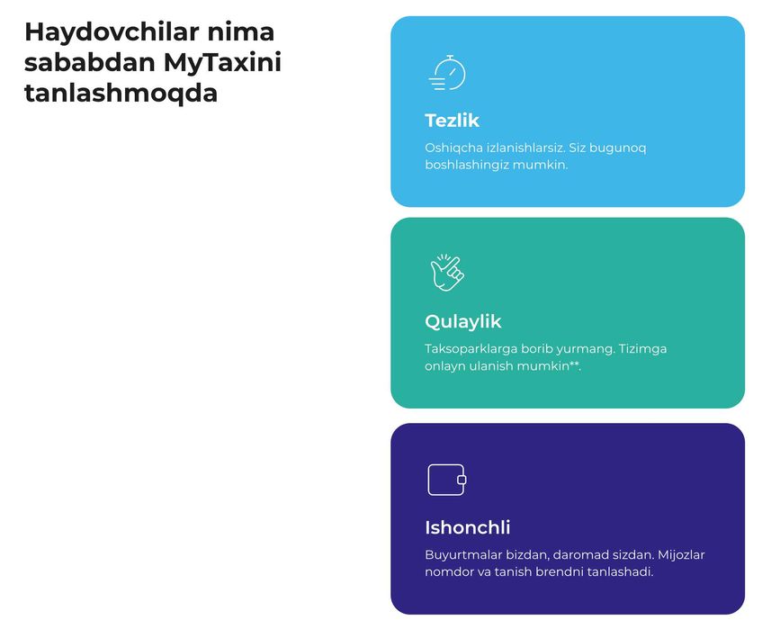 Такси - прием на работу онлайн. Taksi - ishga onlayn ro‘yxatdan o‘tish