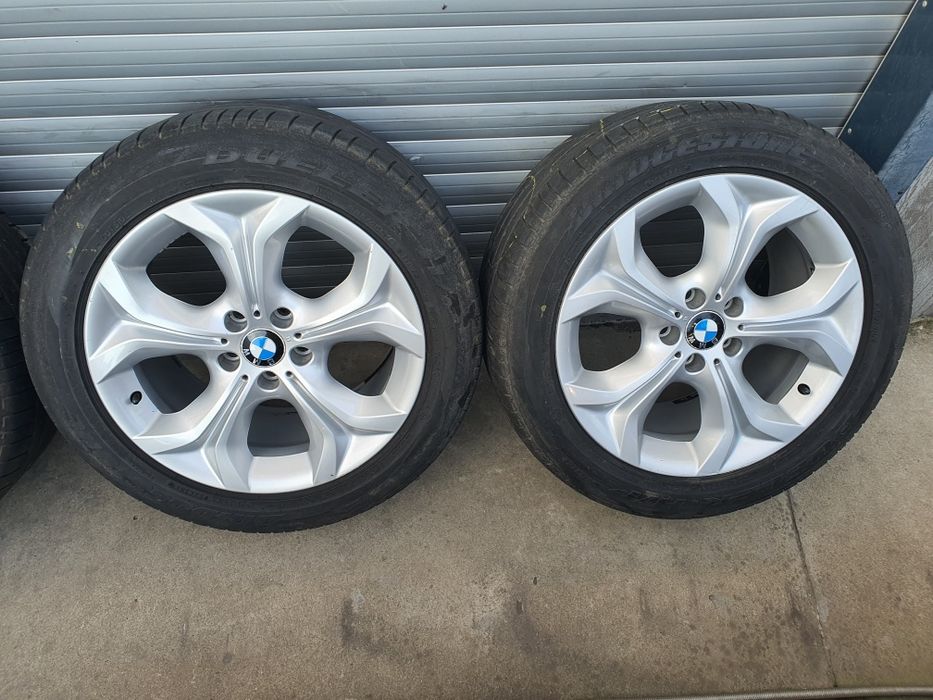 Jante Bmw X5, X6 originale 5x120 pe 19 in doua latimi  cu anvelope