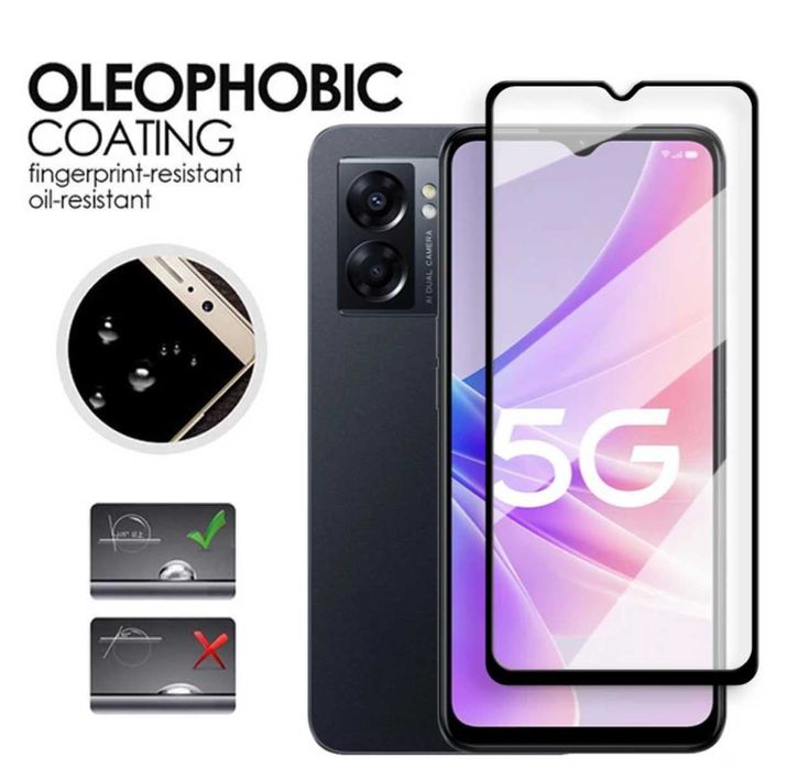 Folie sticla 20D FULL GLUE pentru Oppo A53 , A53s, A54 , A54s , A57s