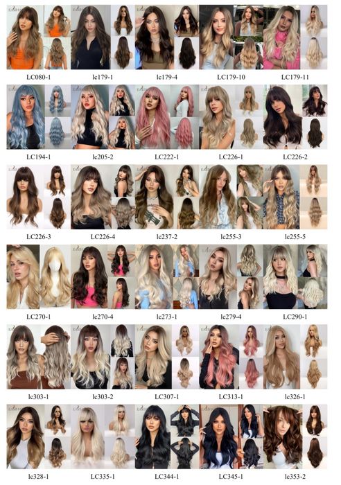 Парики, хвосты, накладные волосы. Термостойкие.