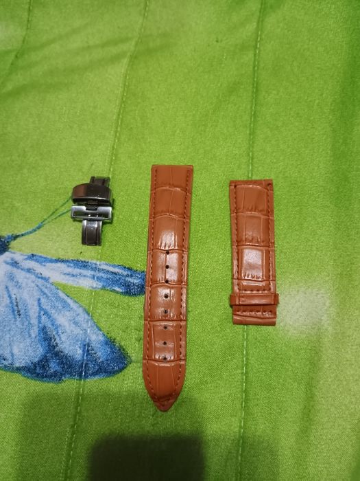 Curea ceas piele Coniac