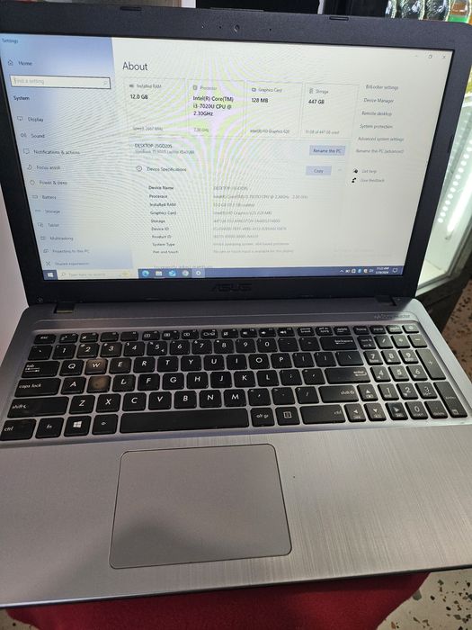 Laptop ASUS VivoBook 15 - Upgrade 12GB RAM & SSD 480GB - Mișcare Rapid