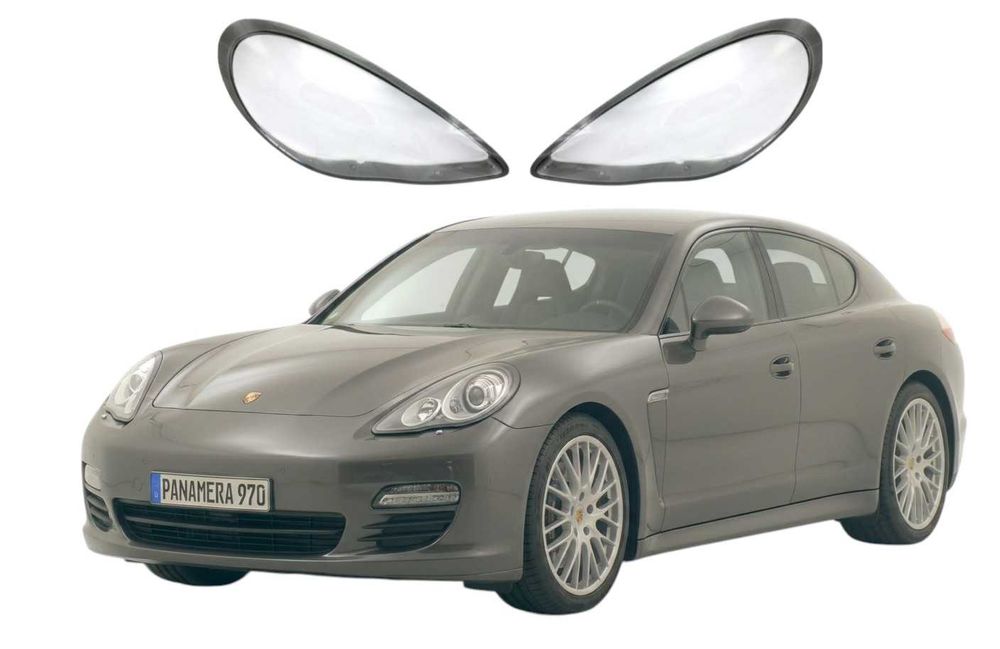 Стъкла за фар Porsche Panamera 970 2009-2013 , Капаци за фар Panamera 970