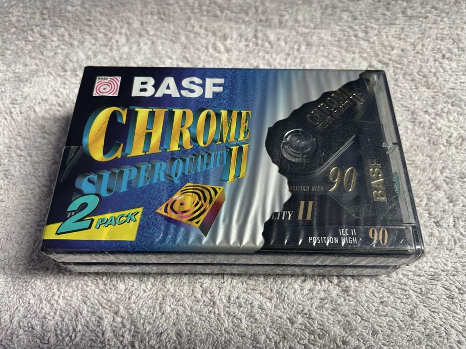 pachet 2 casete Basf chrome superquality 2