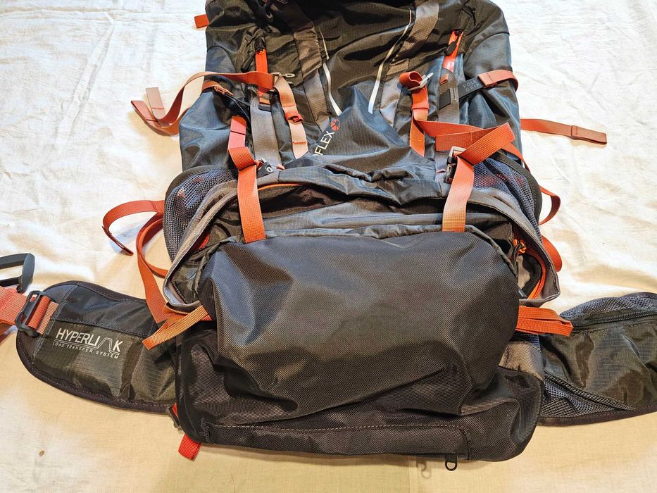 rucsac munte drumetie Berghaus 60L 60 60+15 Bioflex stare foarte buna