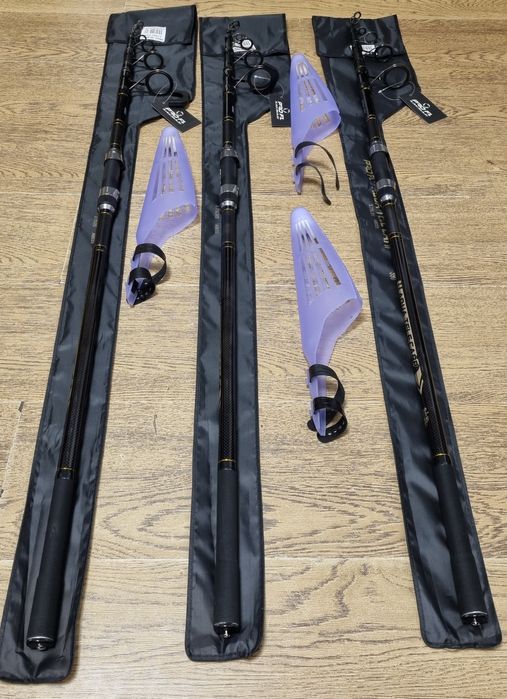 SET 3 Lansete Crap PRO FL AQUA TELECARP 3.9m 3.75 LBS NEW 2024