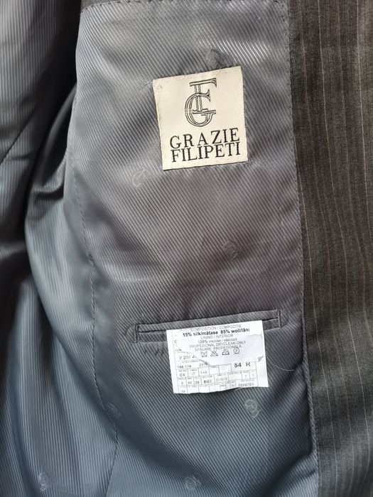 Costum barbati gri Grazie Filipeti
