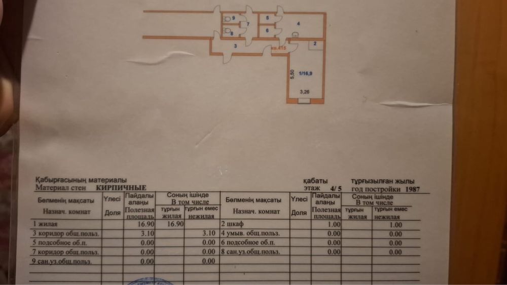 Продам комнату в общежитии