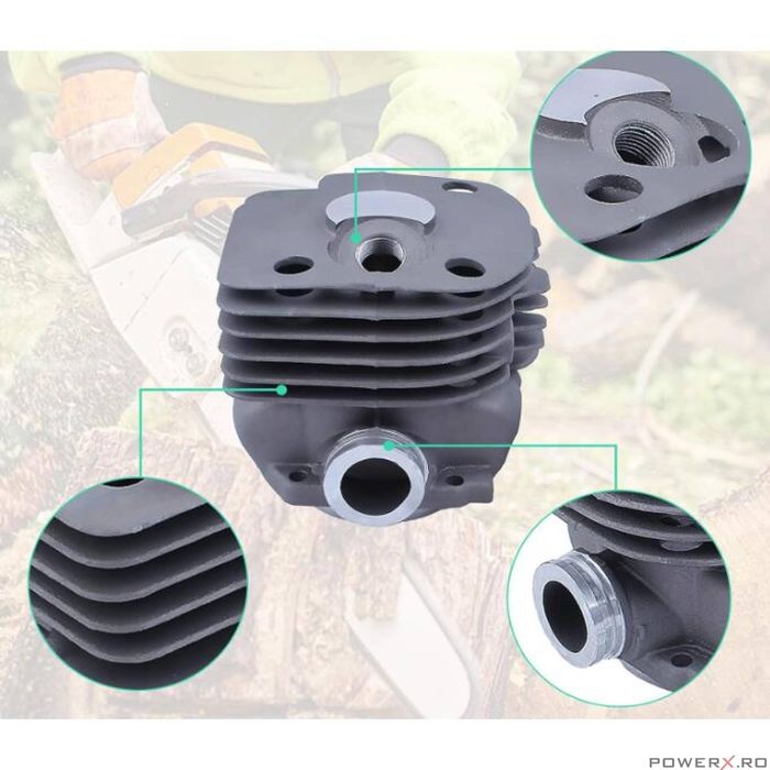 Set motor, kit cilindru pentru drujba Husqvarna 365, 48mm, PowerX