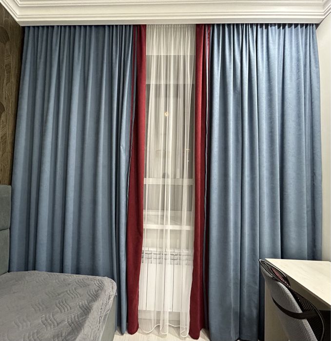 Комплект штор блэкаут.