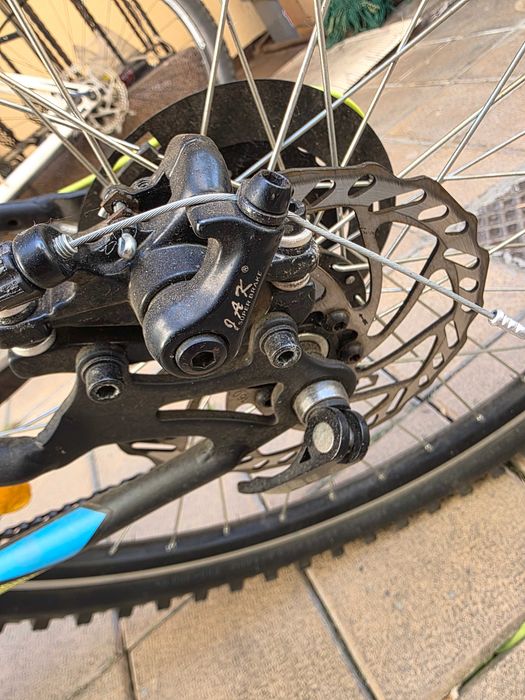 Bicicleta MTB dama, roti 26, full shimano, full disc, ca nou