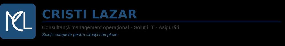 Consultant de Management Operațional Soluții complete pentru situații complexe -Aplicații IT-Asigurări