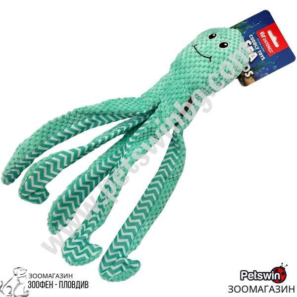 Пухкава Играчка за Куче- със Звук- Октопод-Smiley Octopus-Pet Interest