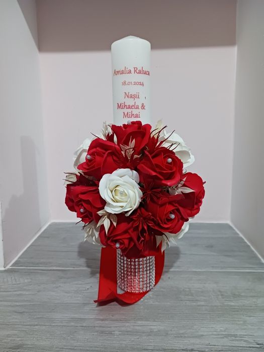 Lumanare personalizate pentru botez