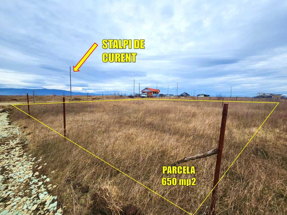 Teren intravilan 650 mp Oarda de Sus | DUBLU FRONT | 2 accese | Panorama | PUZ - 6 km de Alba Iulia