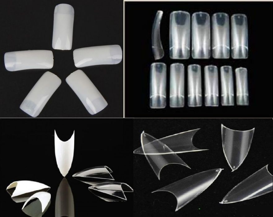 Силиконови/пластмасови удължители 500бр - квадратни и стилето!