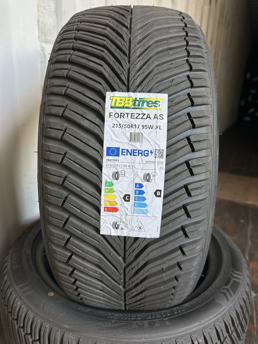 Нови всесезонни гуми TBB TIRES FORTEZZA AS 215/50R17 95W XL БОРД 2155017