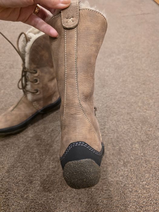 Cizme Clark,  noi, piele naturala cu blana naturala Interior