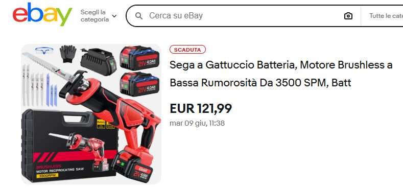 Fierastrau Electric Sabie, cu Acumulator, BRUSHLESS, NOU