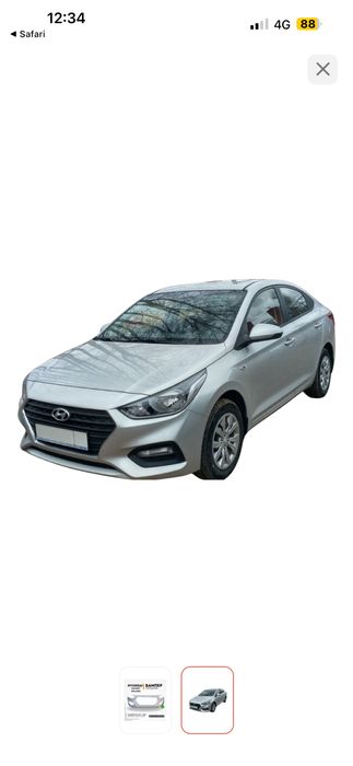 Hundai accent 17-20 бампер