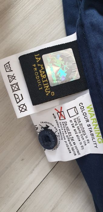 La Martina Italy Stretch Cotton Slim Fit / L  НОВО ОРИГИНАЛ МЪЖКА РИЗА