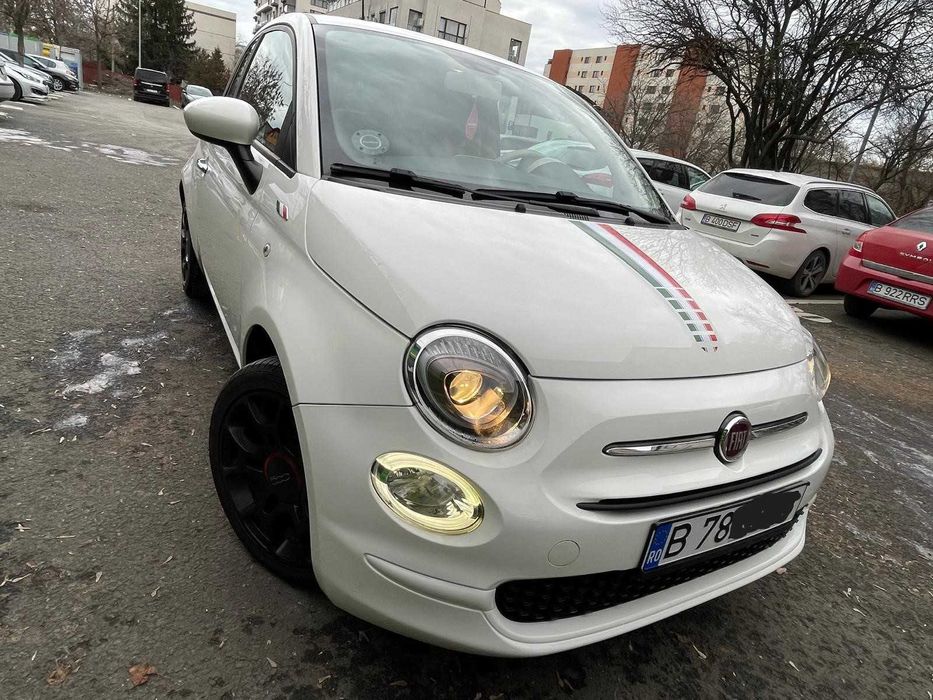 fiat 500- 2016 -Benzina -km Reali  78000-euro6